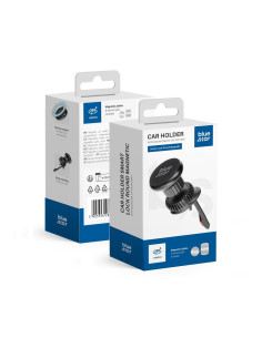 BLUE STAR SMART LOCK ROUND MAGNETIQUE Support voiture pour calandre noir