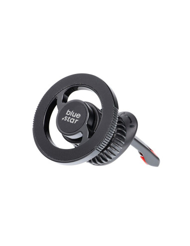 BLUE STAR support voiture magnétique SMART LOCK X1 pour grille compatible avec MagSafe noir