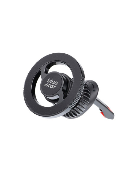 BLUE STAR support voiture magnétique SMART LOCK X1 pour grille compatible avec MagSafe noir
