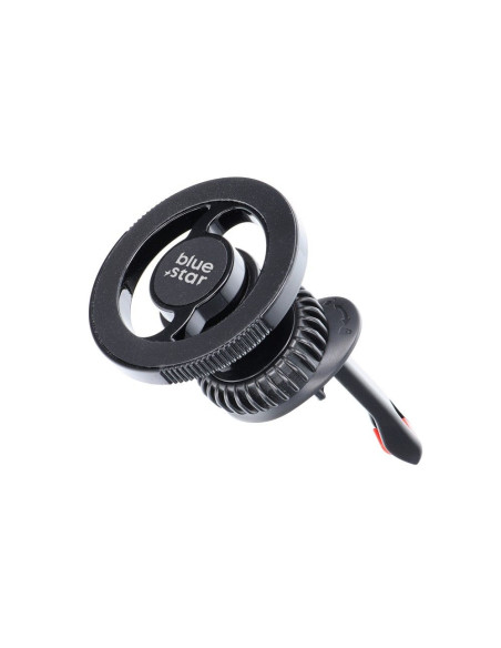 BLUE STAR support voiture magnétique SMART LOCK X1 pour grille compatible avec MagSafe noir