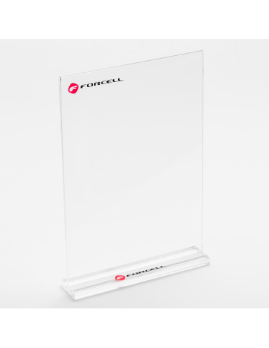 Support publicitaire en plexiglas FORCELL