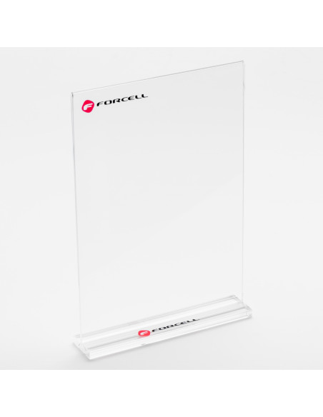 Support publicitaire en plexiglas FORCELL