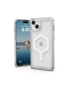 Coque (UAG) Urban Armor Gear Plyo compatible avec Magsafe pour IPHONE 15 PLUS ice white