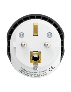 BLUE STAR GO TO Europe (Type E) 16A travel adapter white 2