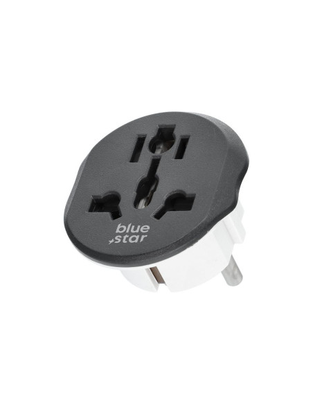 BLUE STAR GO TO Europe (Type E) 16A travel adapter white