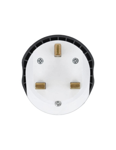 BLUE STAR GO TO UK (Type G) 13A travel adapter white