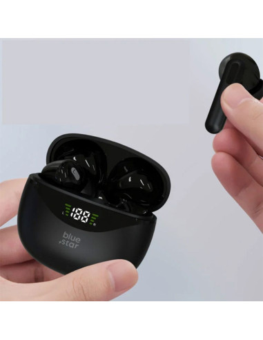 Écouteurs stéréo sans fil Blue Star TWS T60 noir