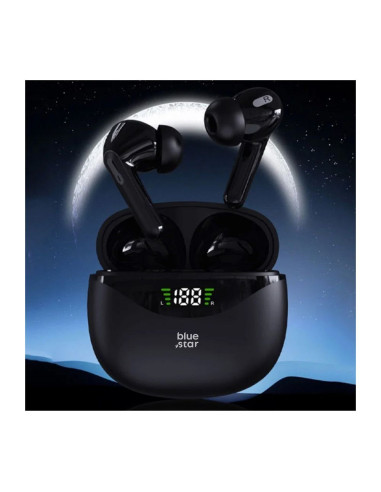 Écouteurs stéréo sans fil Blue Star TWS T60 noir