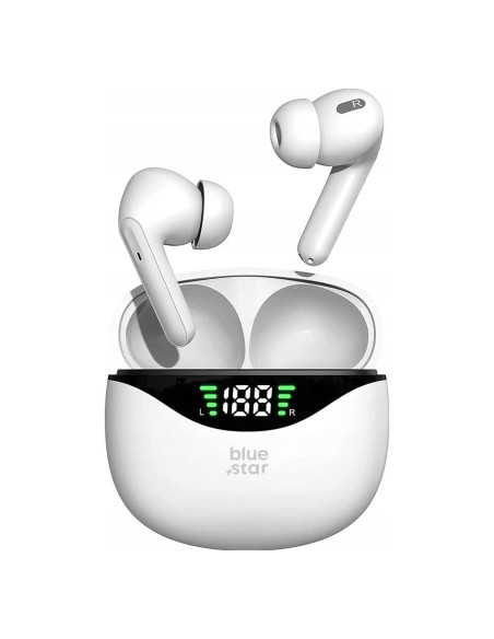 Écouteurs stéréo sans fil Blue Star TWS T60 blanc