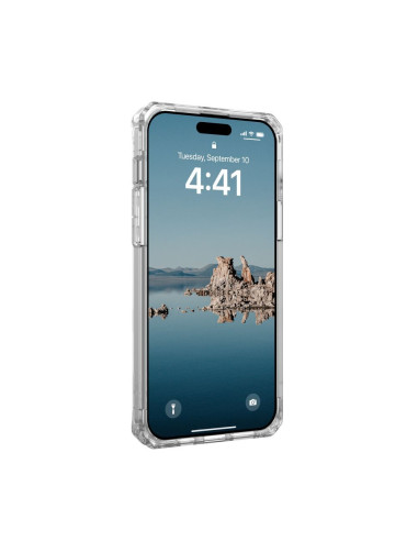 Coque (UAG) Urban Armor Gear Plyo compatible avec Magsafe pour IPHONE 15 PLUS ice white