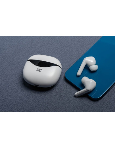 Écouteurs stéréo sans fil Blue Star TWS T60 blanc