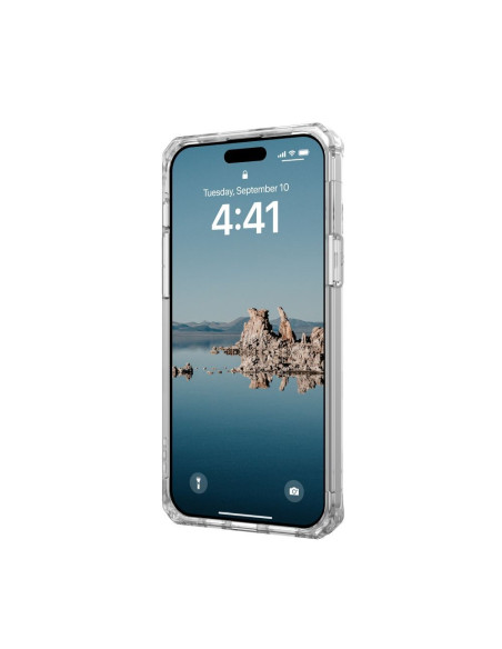 Coque (UAG) Urban Armor Gear Plyo compatible avec Magsafe pour IPHONE 15 PLUS ice white