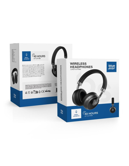 Écouteurs noirs BLUE STAR BH02