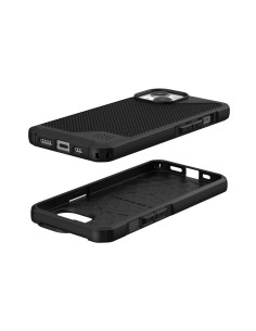 (UAG) Urban Armor Gear Metropolis LT case compatible with MagSafe for IPHONE 15 kevlar black 2