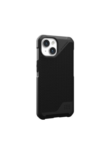 (UAG) Urban Armor Gear Metropolis LT case compatible with MagSafe for IPHONE 15 kevlar black