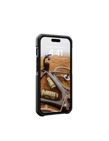 (UAG) Urban Armor Gear Metropolis LT case compatible with MagSafe for IPHONE 15 kevlar black