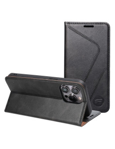 FORCELL F-PROTECT RFID Blocker book case for XIAOMI Redmi Note 13 Pro 5G black