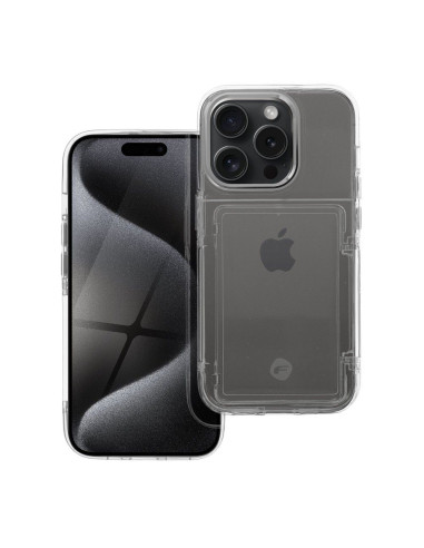 FORCELL F-PROTECT Crystal Pocket Case for IPHONE 13 transparent