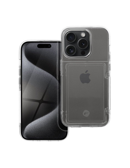 FORCELL F-PROTECT Crystal Pocket Case for IPHONE 13 Pro transparent