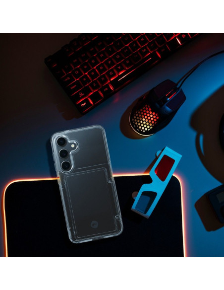 FORCELL F-PROTECT Crystal Pocket Case for SAMSUNG S23 transparent
