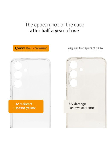 Coque BOX PREMIUM 1.5 mm pour SAMSUNG A05S transparent