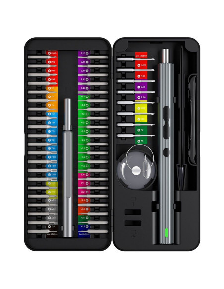 UF-TOOLS - Tournevis électrique N20 avec embouts interchangeables et magnétiseur 58in1