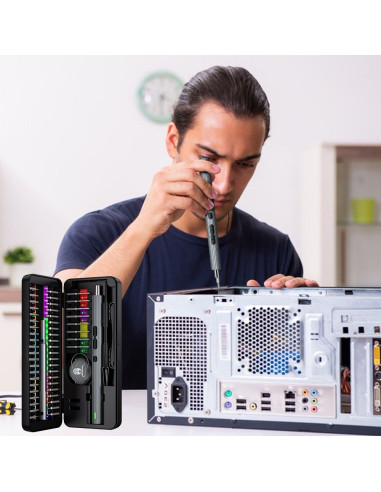 UF-TOOLS - Tournevis électrique N20 avec embouts interchangeables et magnétiseur 58in1