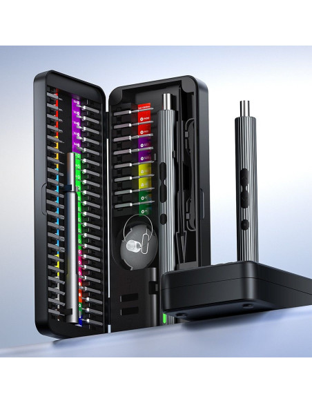 UF-TOOLS - Tournevis électrique N20 avec embouts interchangeables et magnétiseur 58in1