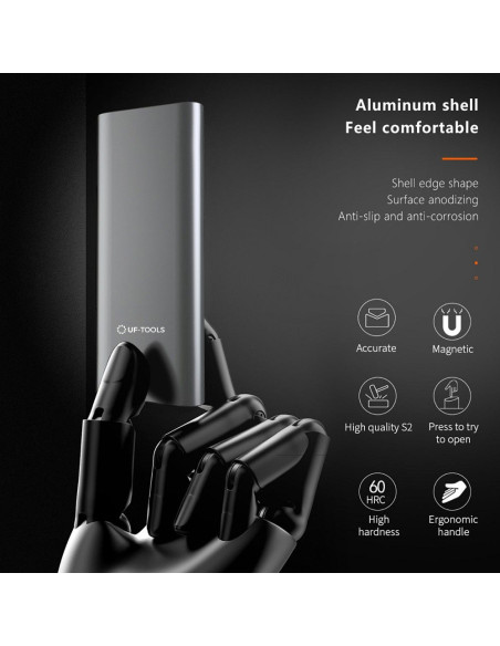UF-TOOLS - Tournevis de précision avec embouts interchangeables 48in1