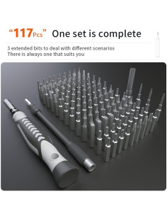 UF-TOOLS - Tournevis de précision avec embouts remplaçables 130in1 2