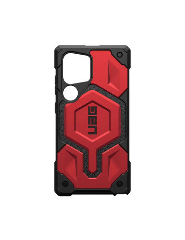 Coque ( UAG ) Urban Armor Gear Monarch Pro pour SAMSUNG S24 ULTRA 5G avec module magnétique intégré crimson
