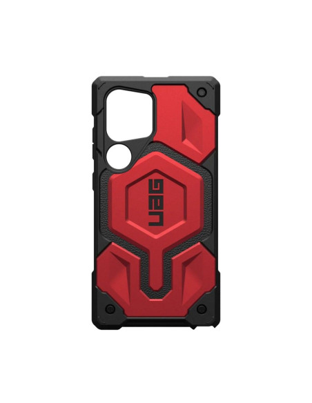 Coque ( UAG ) Urban Armor Gear Monarch Pro pour SAMSUNG S24 ULTRA 5G avec module magnétique intégré crimson