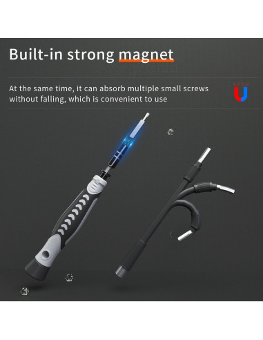 UF-TOOLS - Tournevis de précision avec embouts remplaçables 130in1