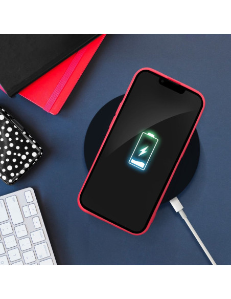 COQUE SILICONE pour XIAOMI Redmi NOTE 13 4G pêche
