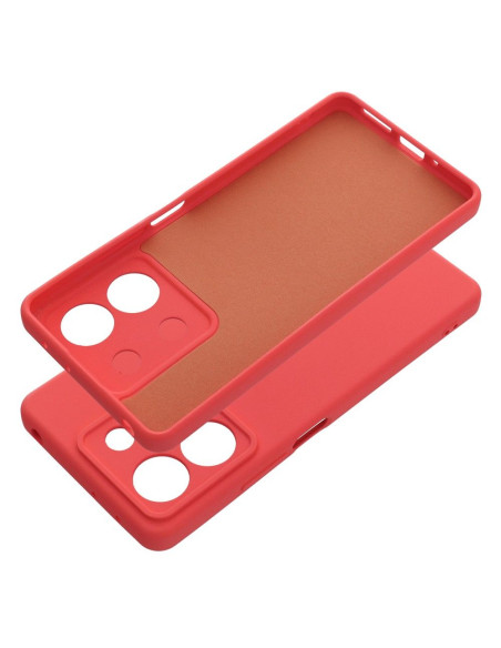 COQUE SILICONE pour XIAOMI Redmi NOTE 13 5G pêche