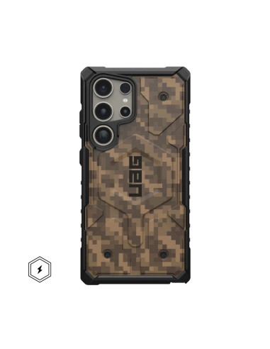 Coque ( UAG ) Urban Armor Gear Pathfinder Magnet SE pour SAMSUNG S24 ULTRA 5G avec module magnétique intégré digi camo dark eart