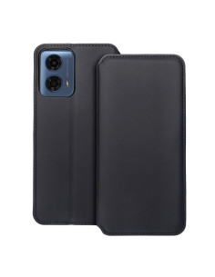 DUAL POCKET Book case for MOTOROLA G24 black