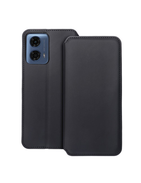 DUAL POCKET Book case for MOTOROLA G24 black