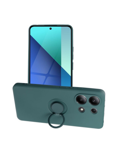 Coque SILICONE RING pour XIAOMI Redmi NOTE 13 4G vert