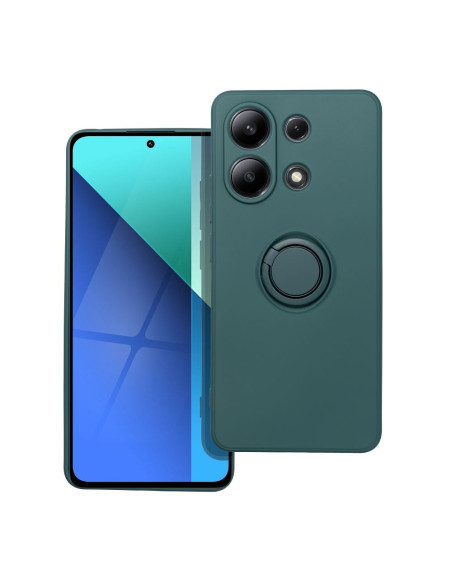Coque SILICONE RING pour XIAOMI Redmi NOTE 13 4G vert