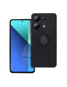 Coque SILICONE RING pour XIAOMI Redmi NOTE 13 4G noir 2