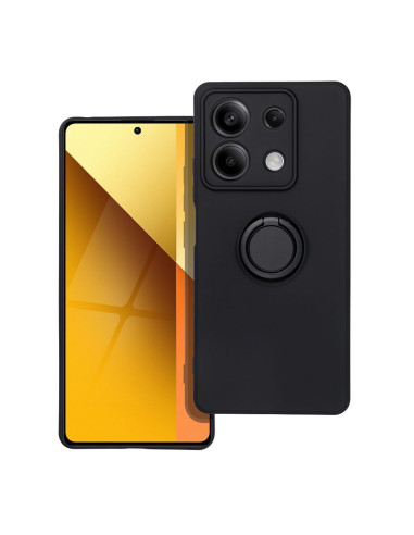 Coque SILICONE RING pour XIAOMI Redmi NOTE 13 5G noir