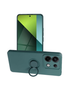 Coque SILICONE RING pour XIAOMI Redmi NOTE 13 PRO 5G vert