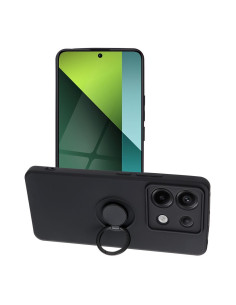 Coque SILICONE RING pour XIAOMI Redmi NOTE 13 PRO 5G noir