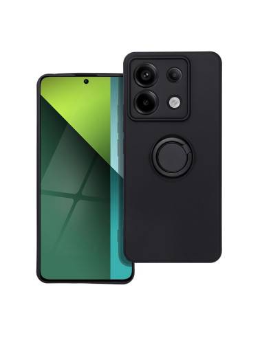 Coque SILICONE RING pour XIAOMI Redmi NOTE 13 PRO 5G noir