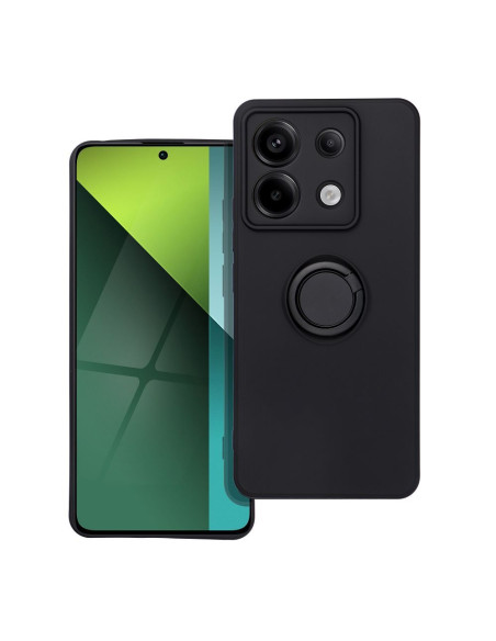 Coque SILICONE RING pour XIAOMI Redmi NOTE 13 PRO 5G noir