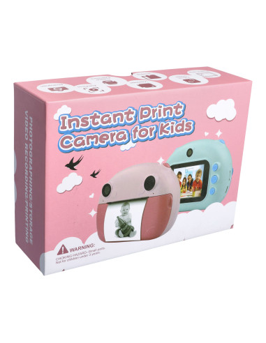 Appareil photo pour enfants avec imprimante KDC-0013B rose