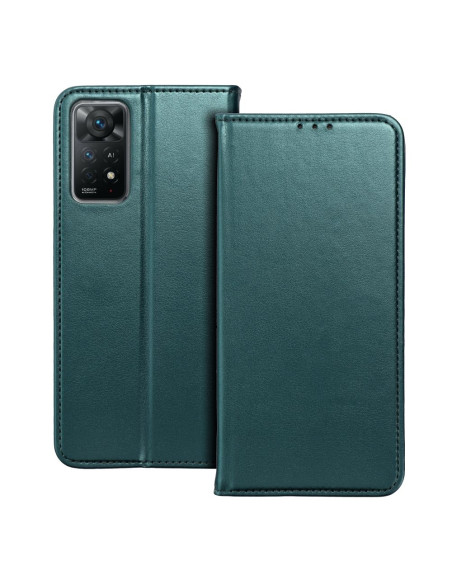 SMART MAGNETO Book case for MOTOROLA G24 dark green