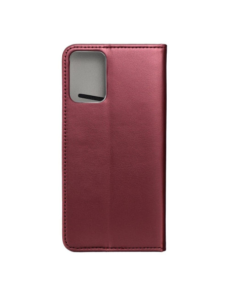SMART MAGNETO Book case for MOTOROLA G24 burgundy