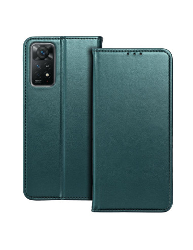 Etui Smart Magneto pour REALME NOTE 50 vert foncé
